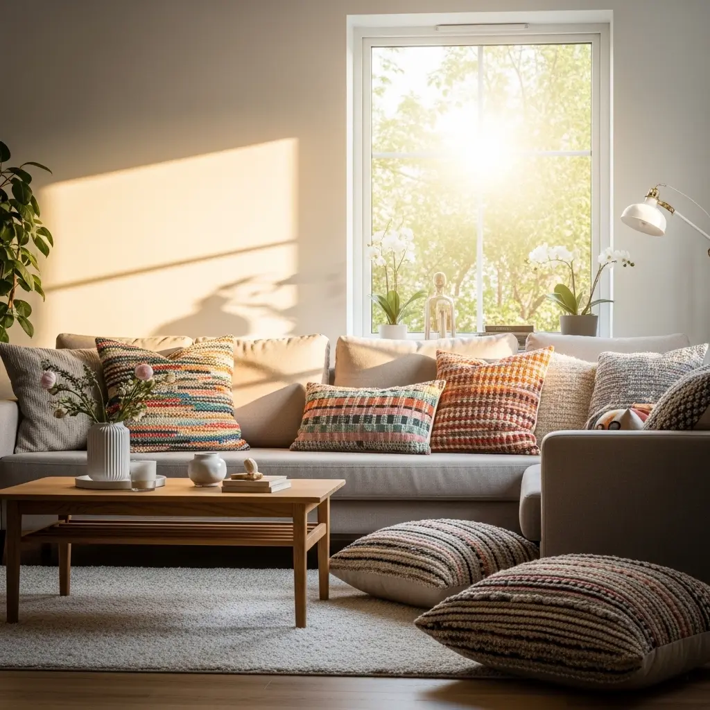 Add Throw Pillows for Instant Style