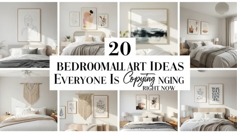 20 Bedroom Wall Art Ideas Everyone Is Copying Right Now
