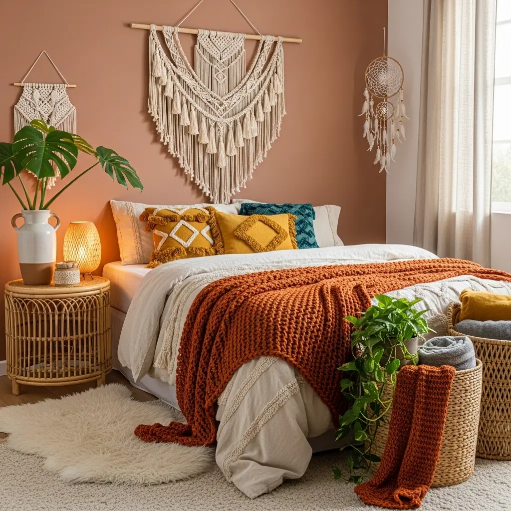 Boho Chic Relaxed Bedroom