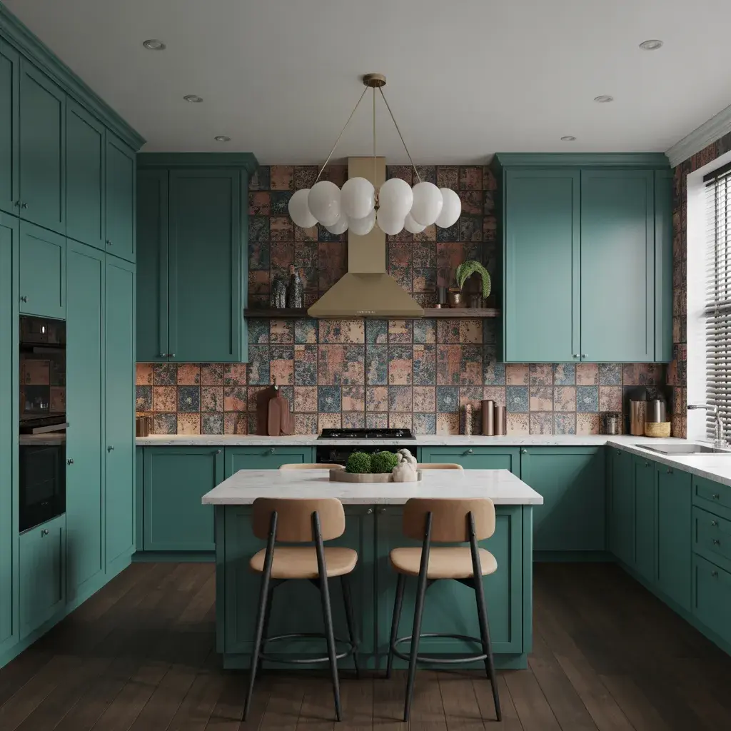 Bold Statement Kitchens with Artistic Flair