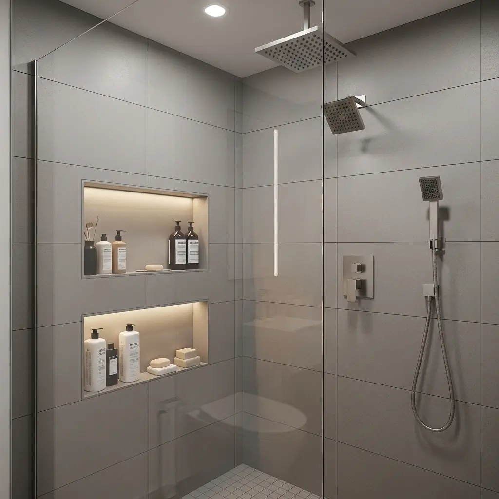 Built-In Shower Niches