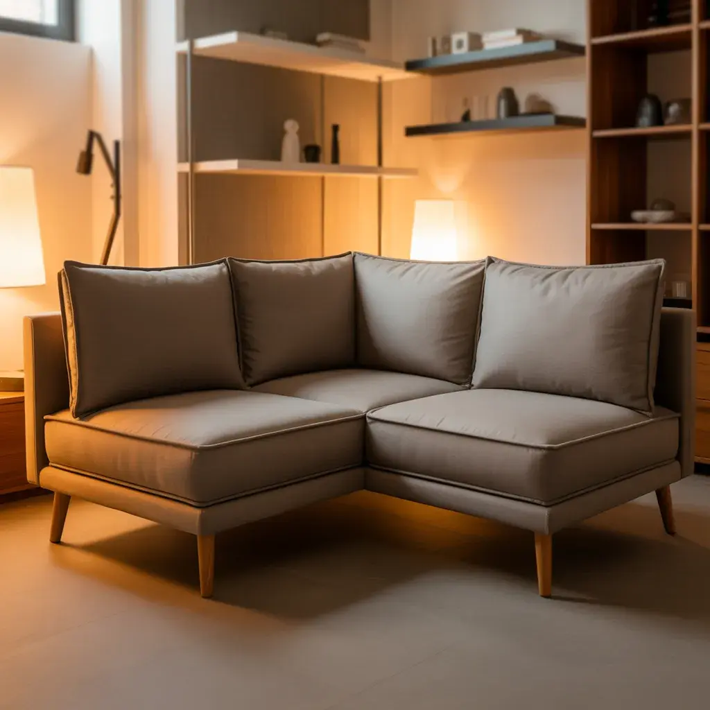 Compact Sectional Sofa Layout