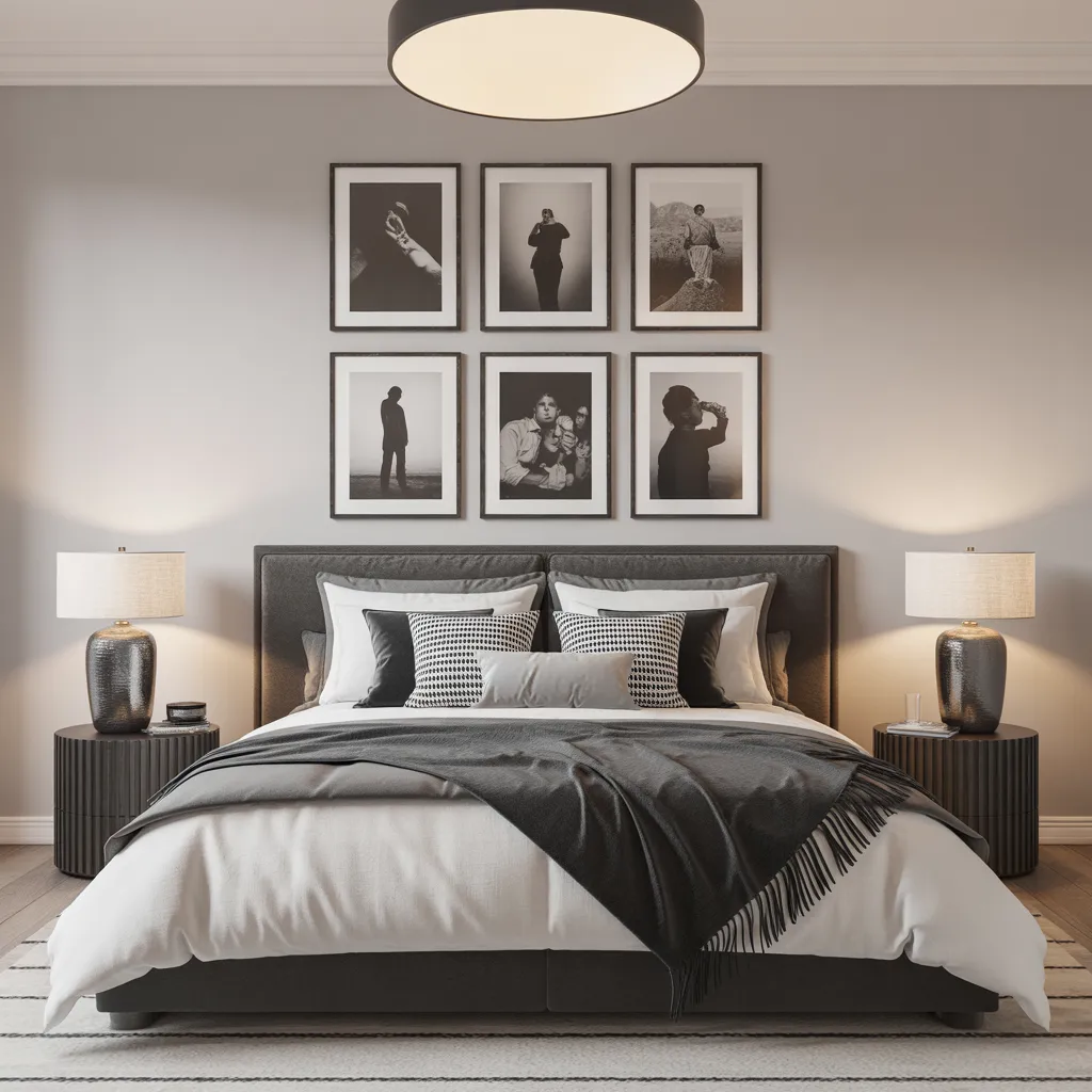 Gallery Wall with Mixed Frames