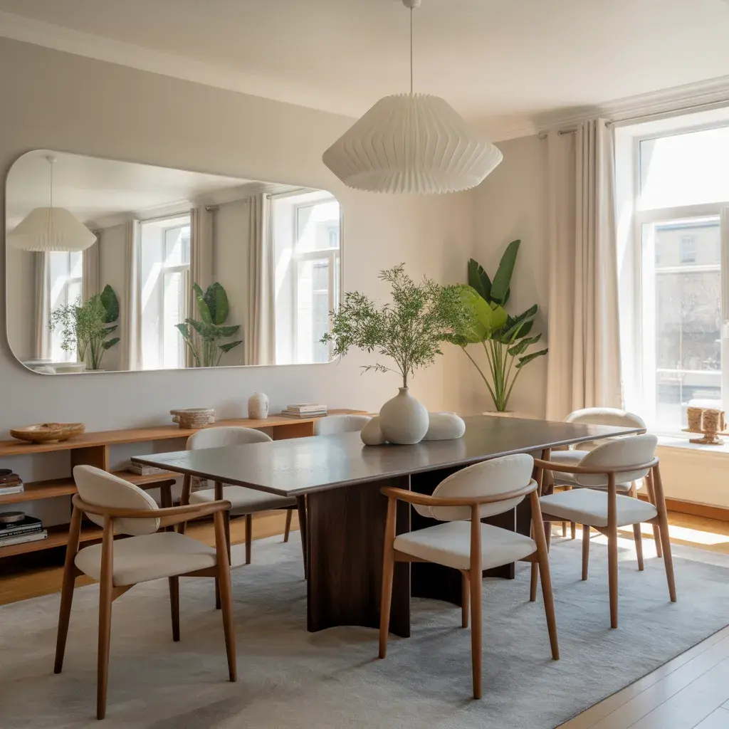 Mirror to expand space and light