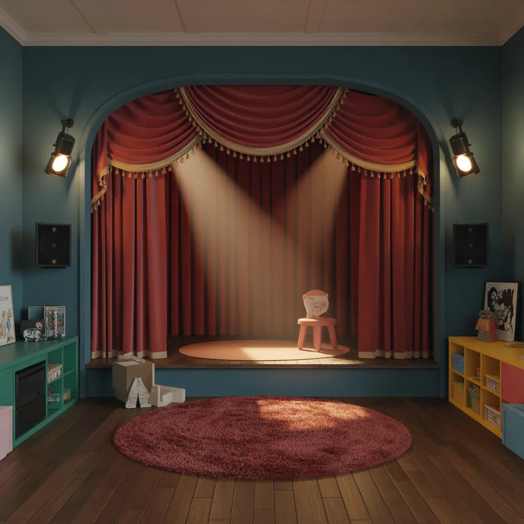 Multi Functional Playroom Layout