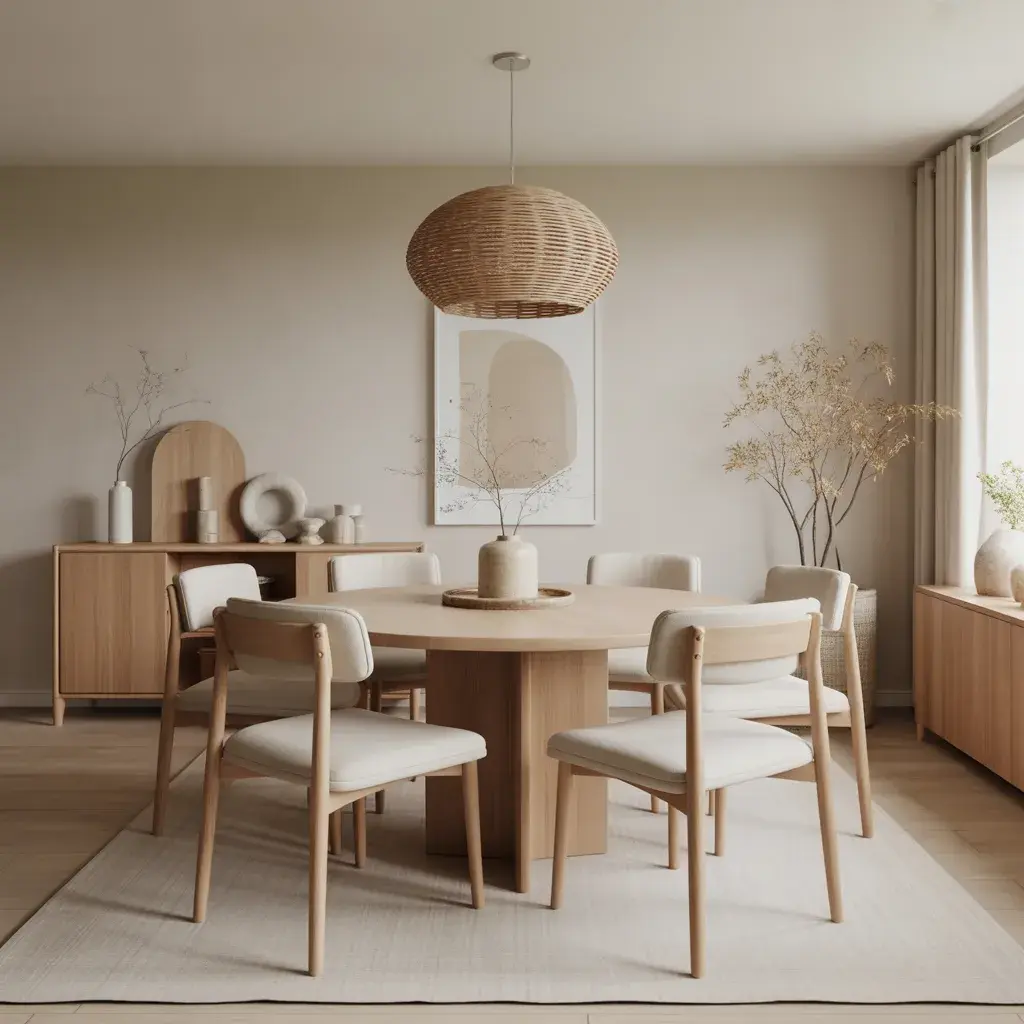 Neutral palette with layered textures