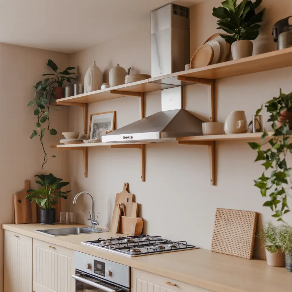 Open Shelf Display Kitchens