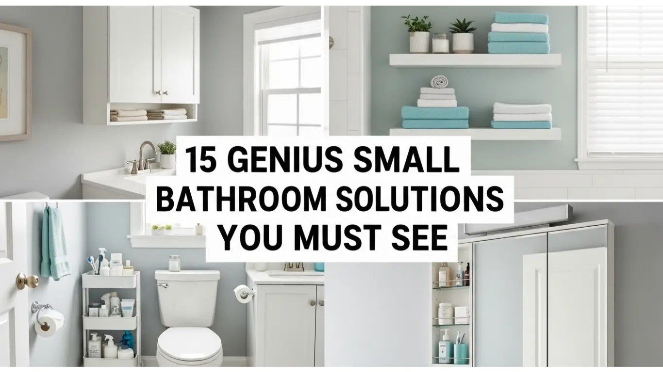 Small Bathroom Storage Solutions