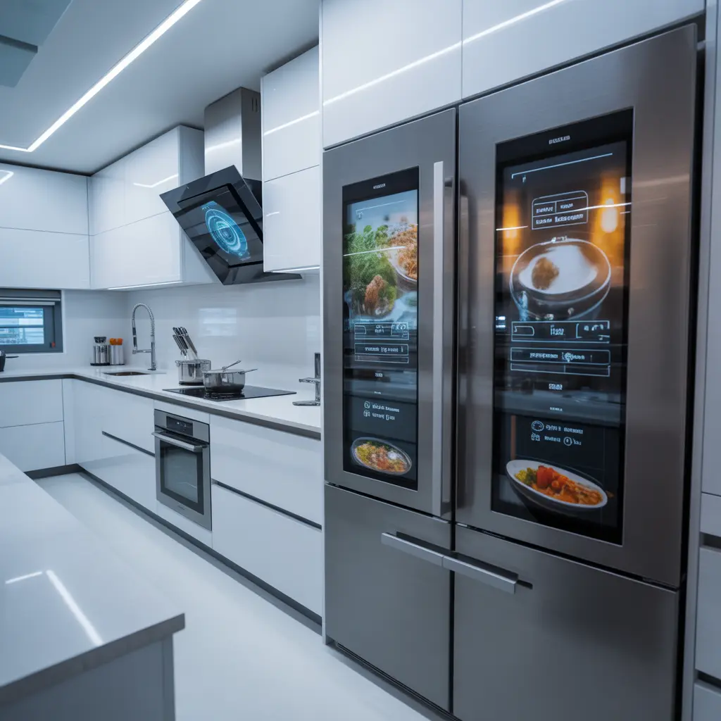 Tech-Integrated Futuristic Kitchens