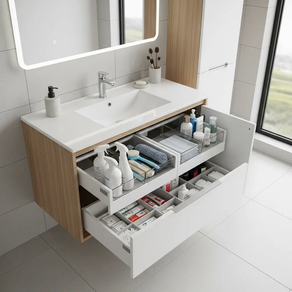 Under-Sink Pull-Out Drawers