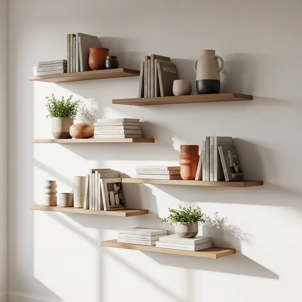 Use Floating Shelves