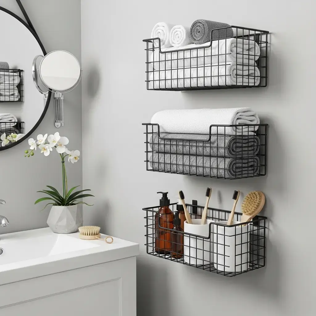 Wall-Mounted Baskets