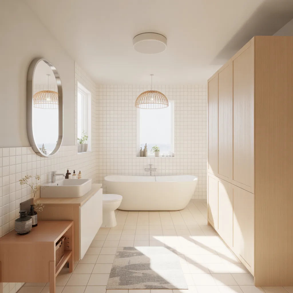 family bathroom layout