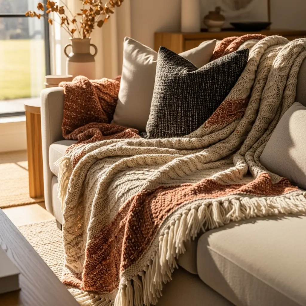 incorporate Textured Throws