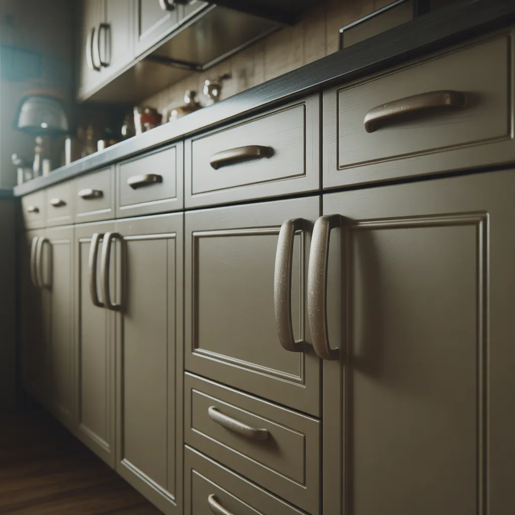 Kitchen backsplash with highly patterned mosaic tiles creating visual noise and chaotic feel