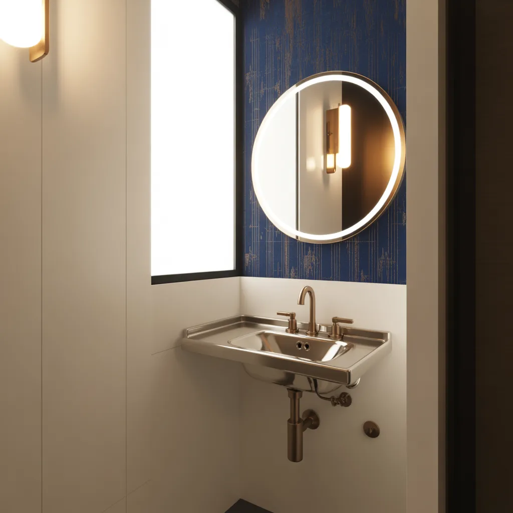 smart bathroom layout