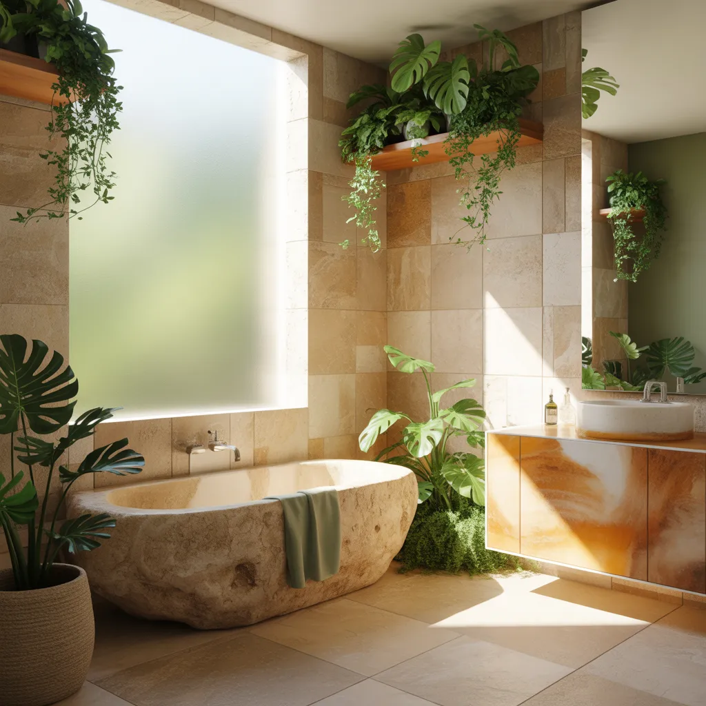 symmetrical bathroom layout