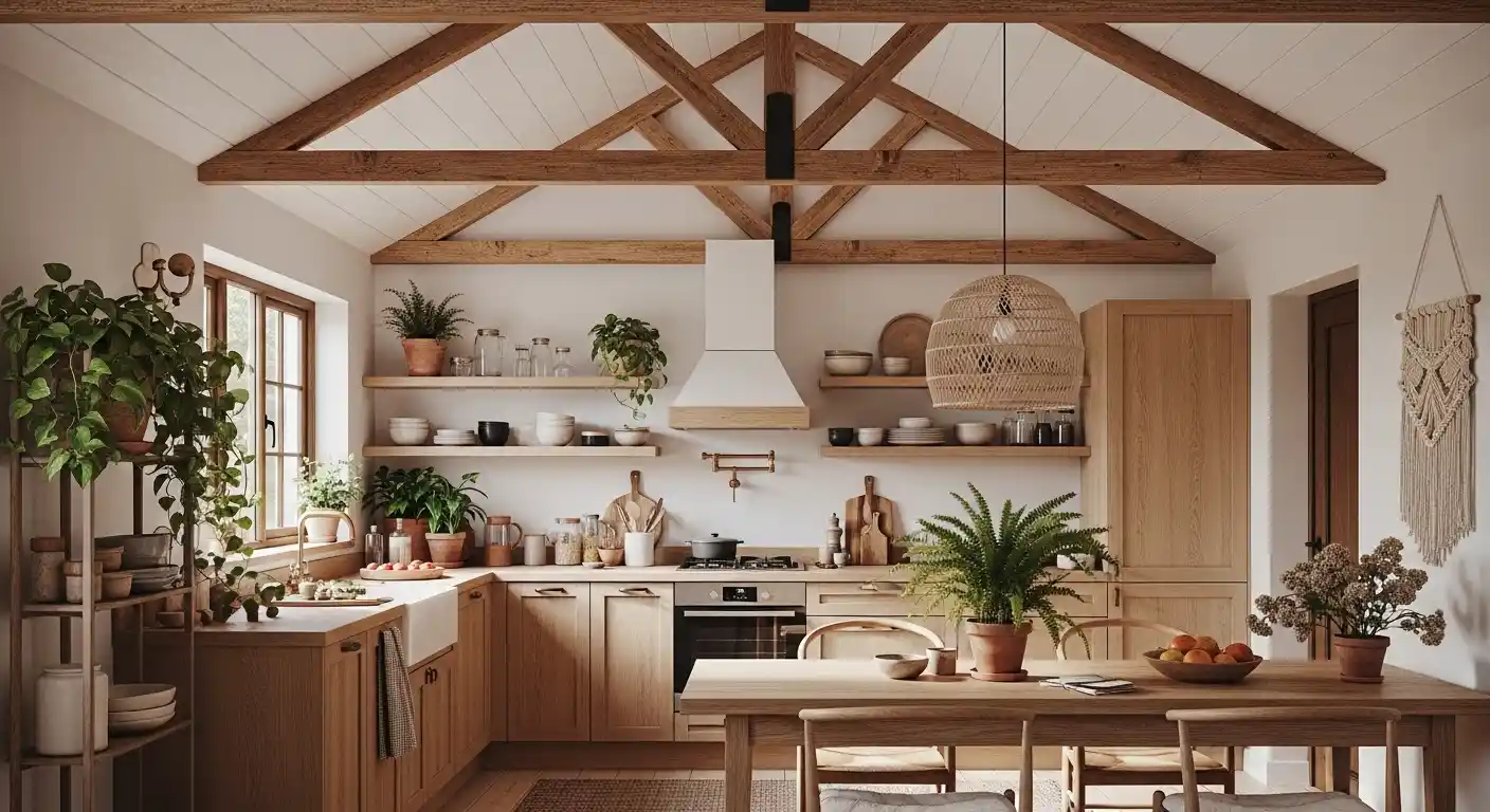 18. Wooden Beams or Accents