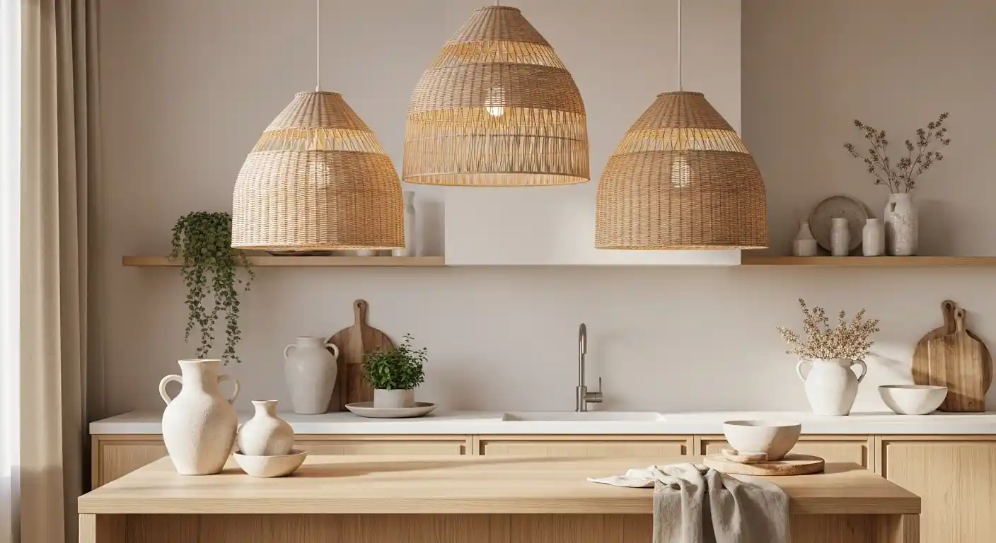2. Woven Light Fixtures