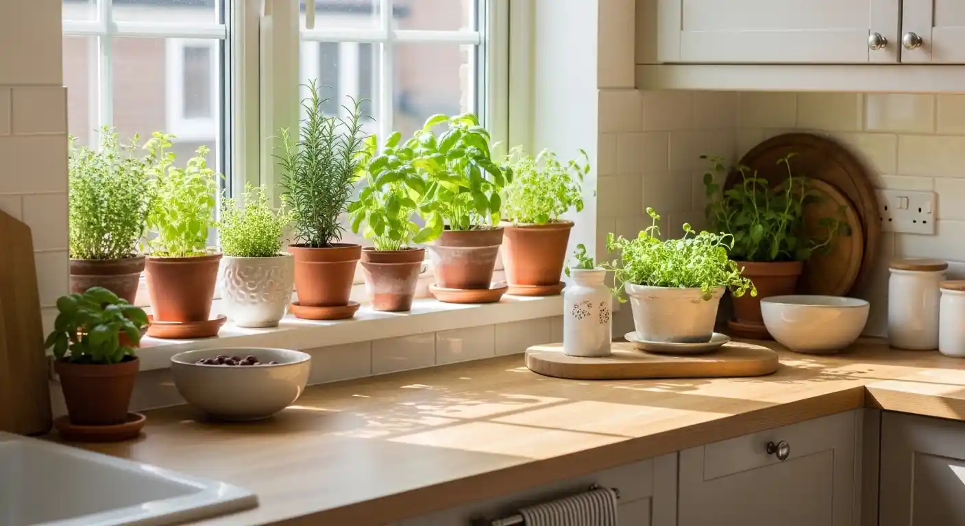 24. Indoor Herb Garden