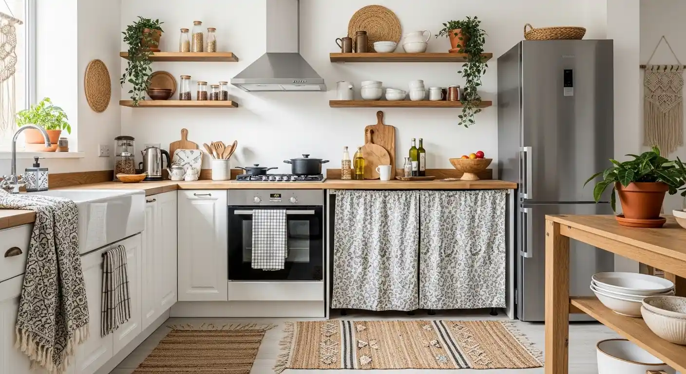 25. Mix of Modern and Rustic Elements