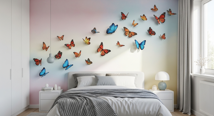 3D Butterfly Wall Stickers