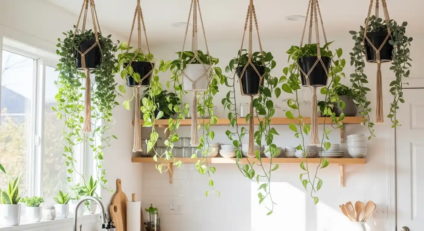 4. Hanging Plants Everywhere