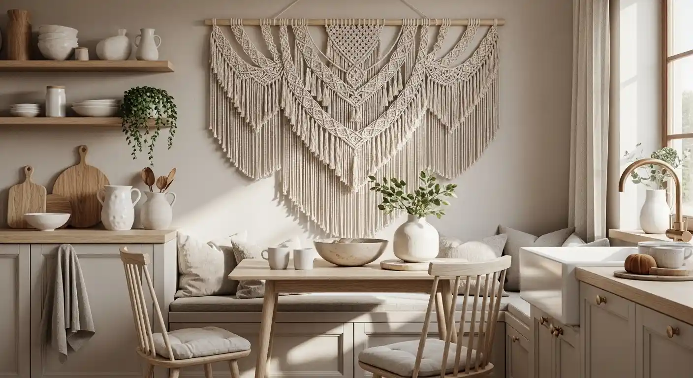 6. Macramé Wall Decor