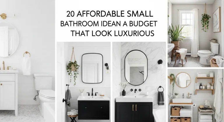 20 Affordable Small Bathroom Ideas on a Budget That Look Luxurious