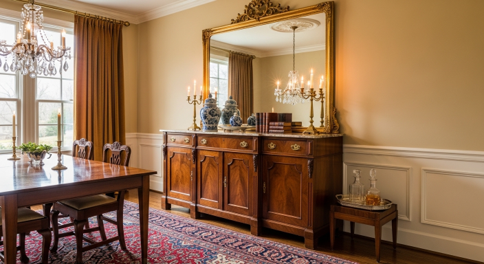 Antique Sideboard Cabinet