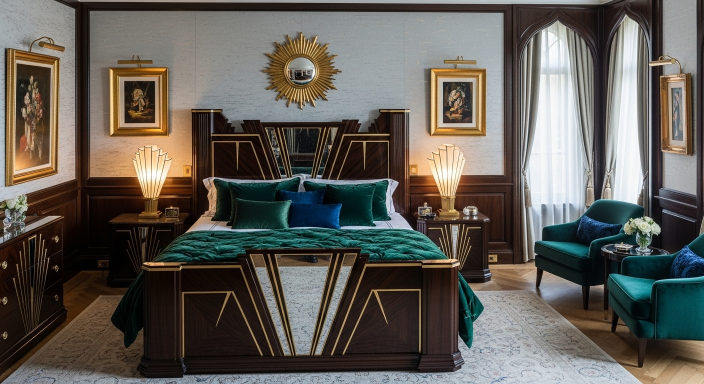 Art Deco Headboard Design