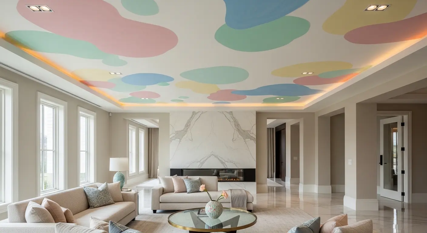 Artistic Ceiling Colors for Unique Style