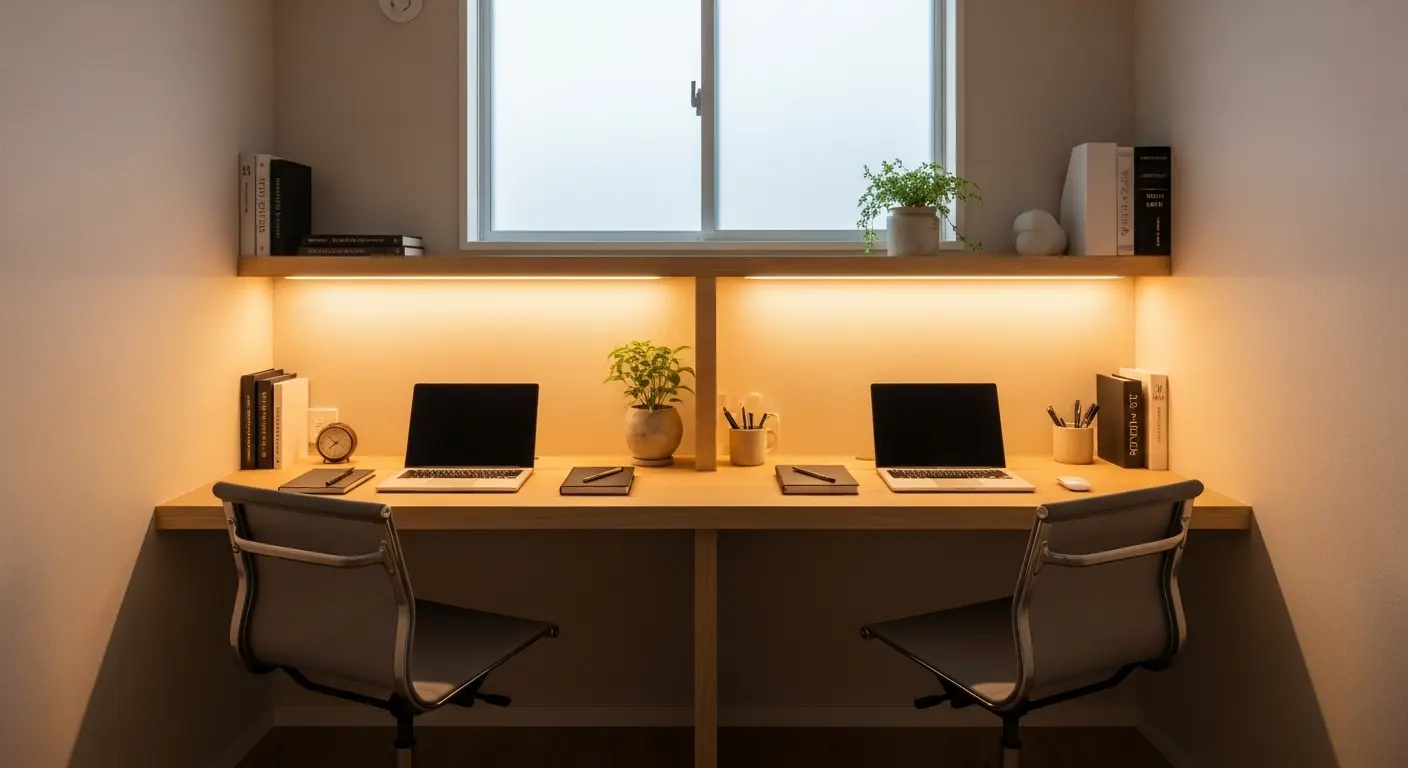 Back-to-Back Desk Setup
