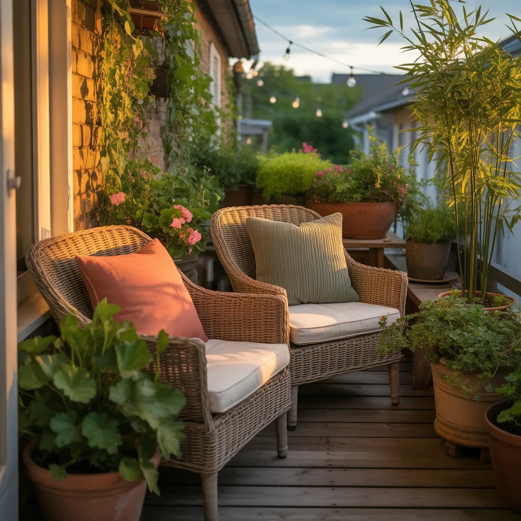 Balcony Seating Summer Decor Ideas