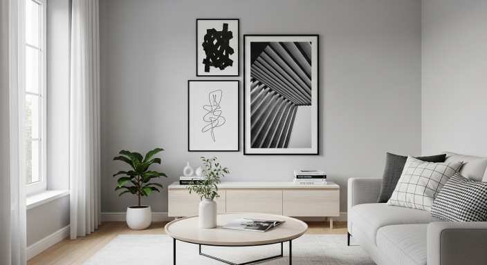 . Black and White Wall Art