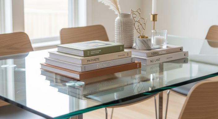 Books and Decorative Stack