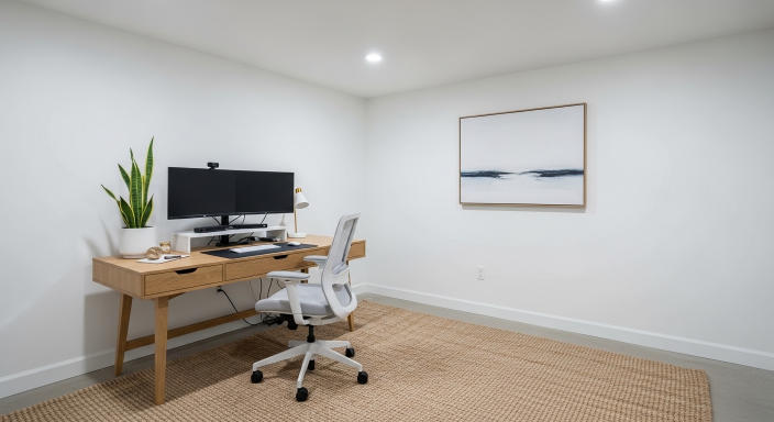 Bright White Wall Setup