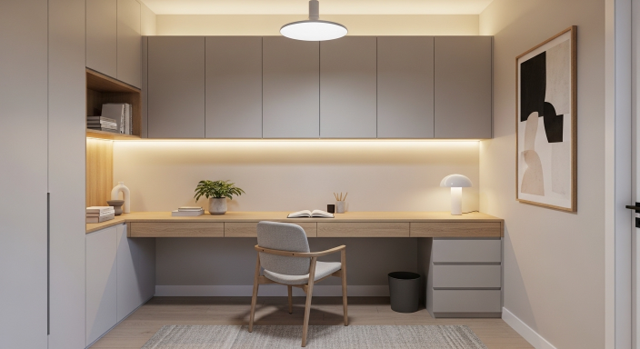 Built-In Desk Design