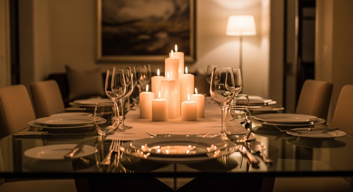Candle Cluster Display