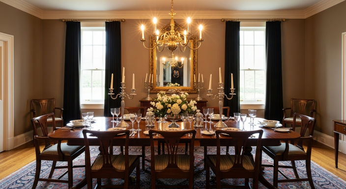 Classic Wooden Dining Table