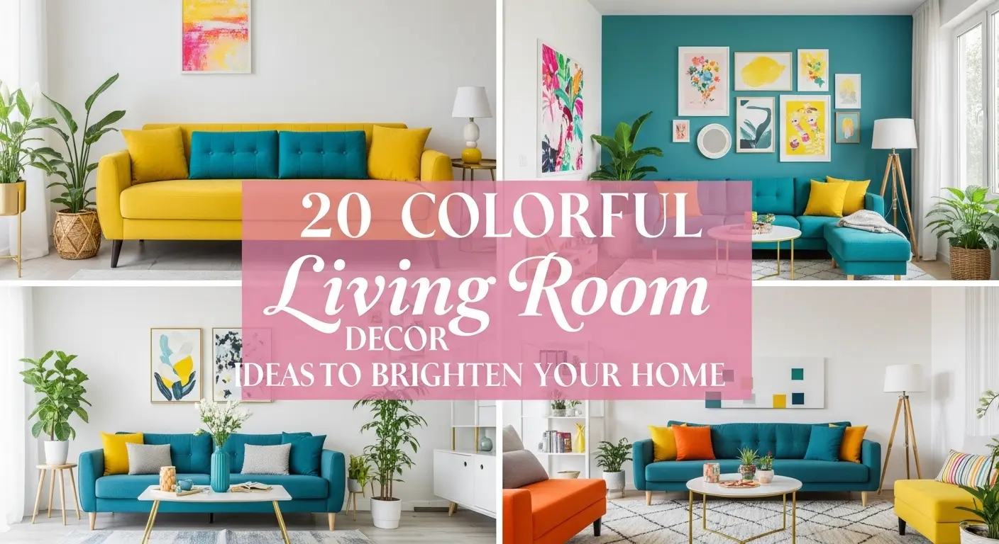 modern colorfull livingroom decor ideas