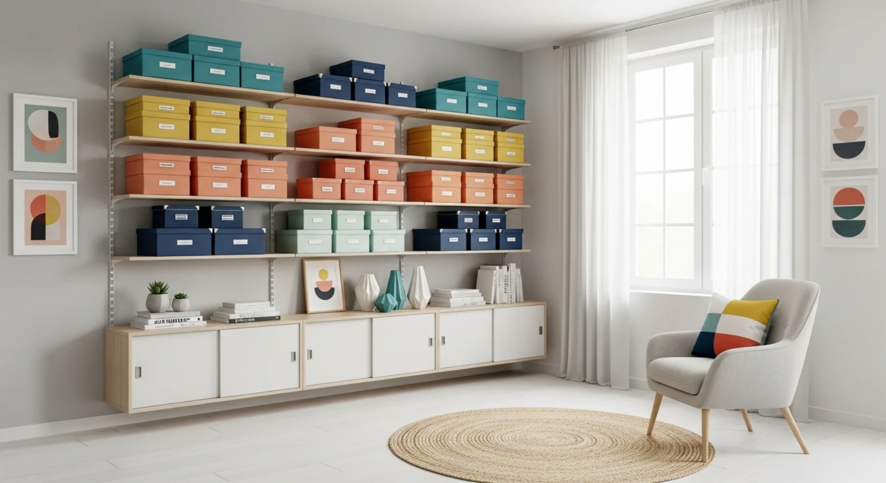 Colorful Storage Solutions