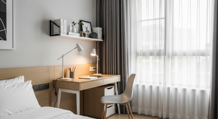 Compact Workspace Corner
