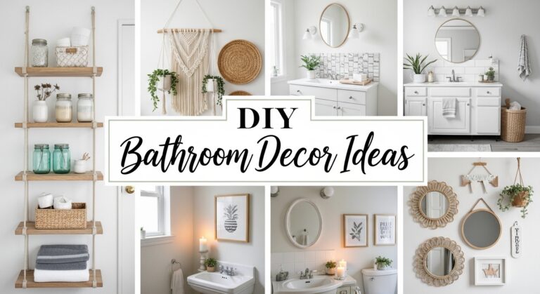 DIY Bathroom Decor Ideas