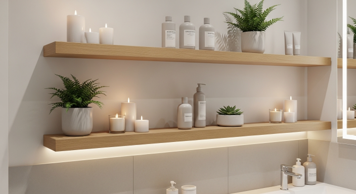 DIY Floating Shelves