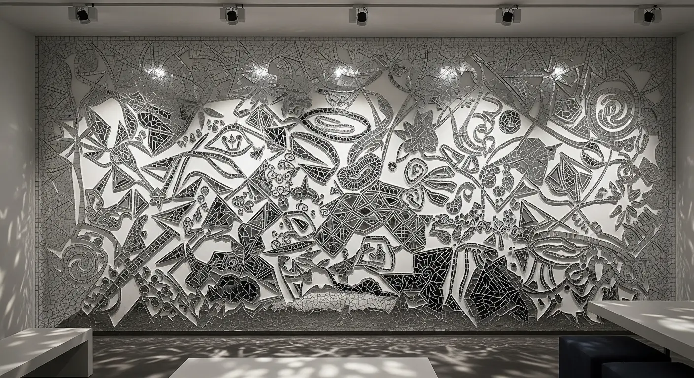 Decorative Mirror Mosaic Wall