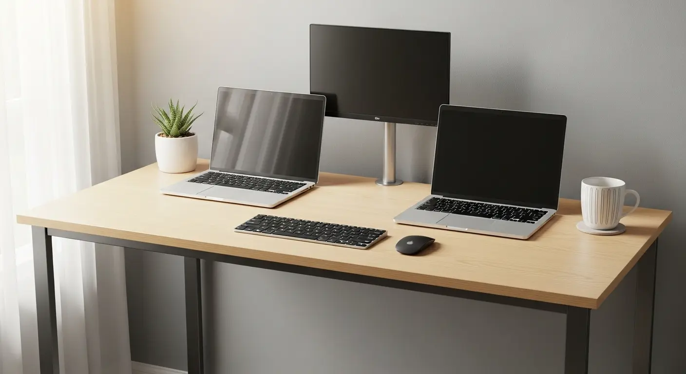 Dual Laptop Station