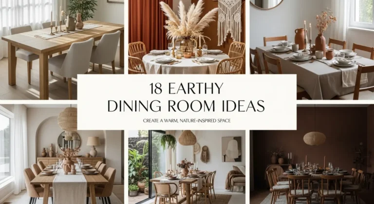 Earthy Dining Room Ideas