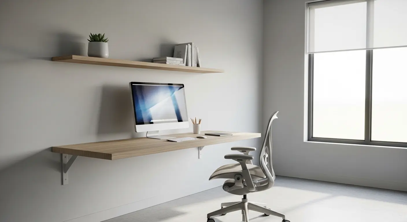 Floating Desk Minimal Setup