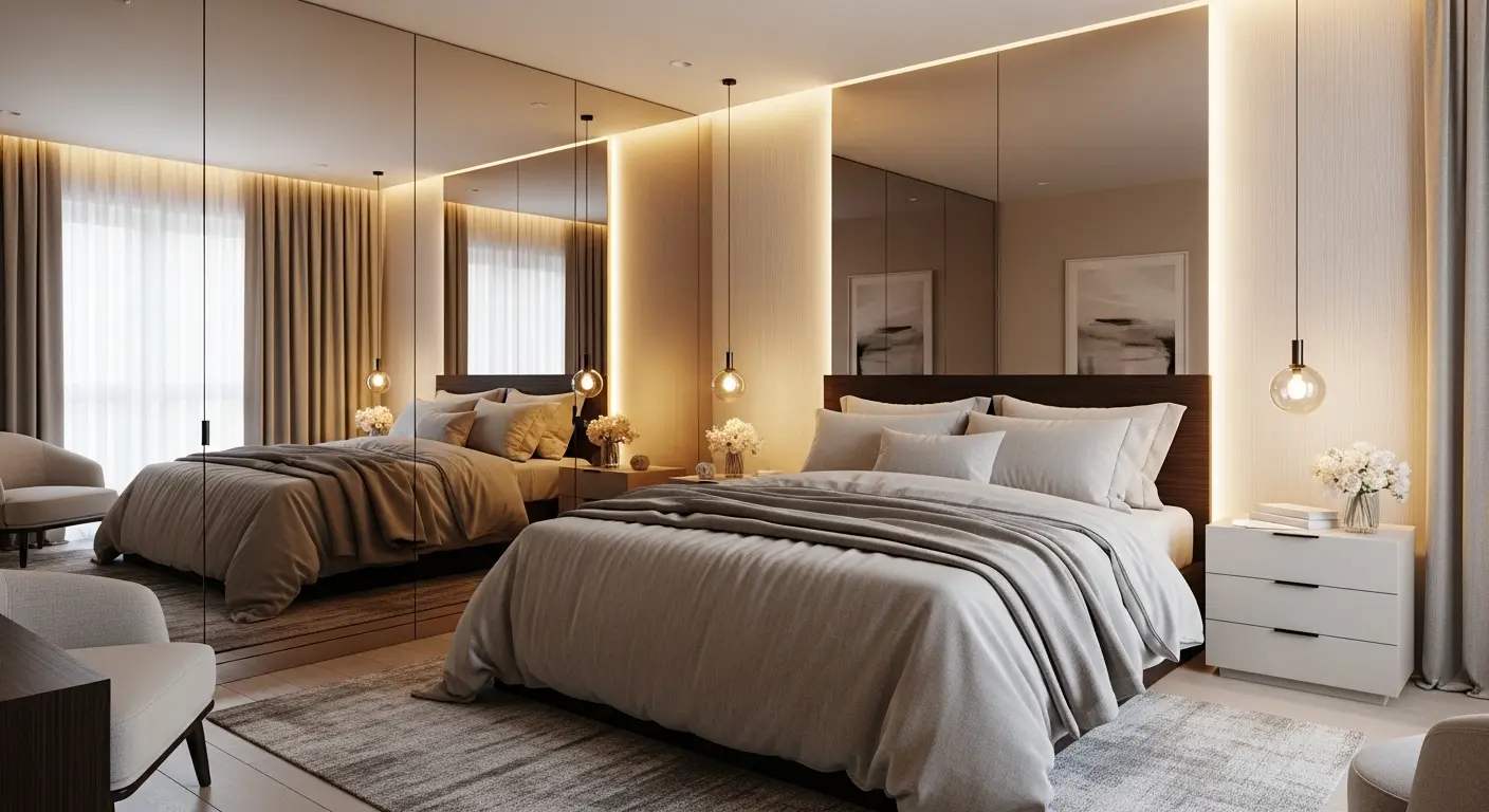 Floor to Ceiling Mirror Panels